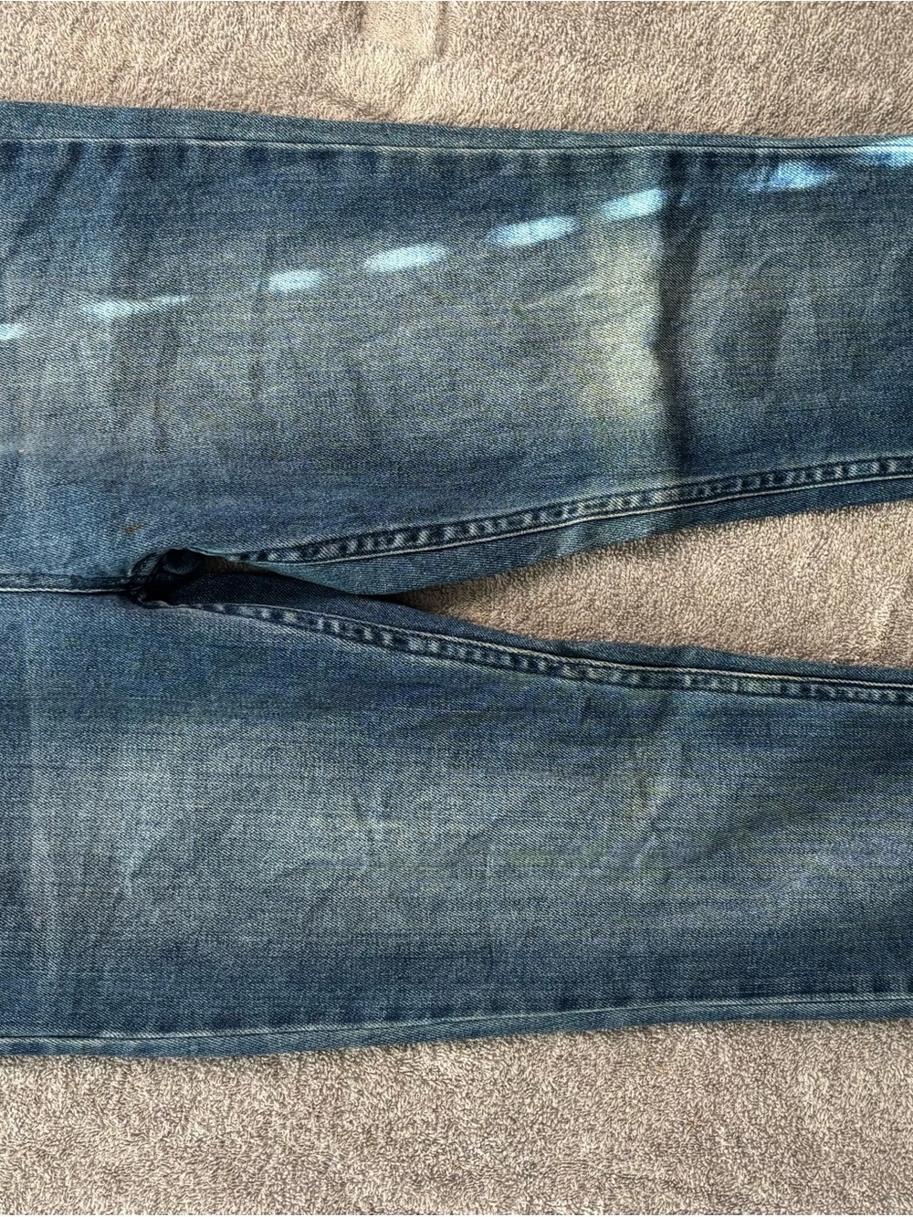 POPSUGAR Men's Medium Blue Straight-Leg Jeans